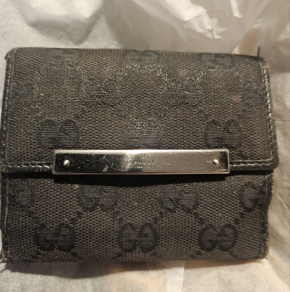 Gucci Black Monogram Wallet - Picture 1 of 10